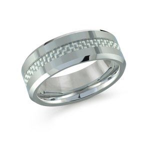 NEW MALO ALTERNATIVE BANDS TUNGSTEN MEN'S RING SIZE 8MM WEDDING BAND SIZE 10